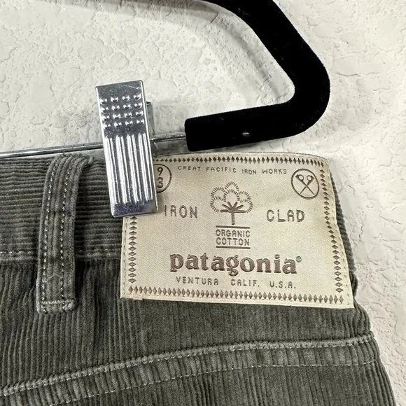 Patagonia Regular Fit Cords Pants in Forge Gray - Picture 4 of 8